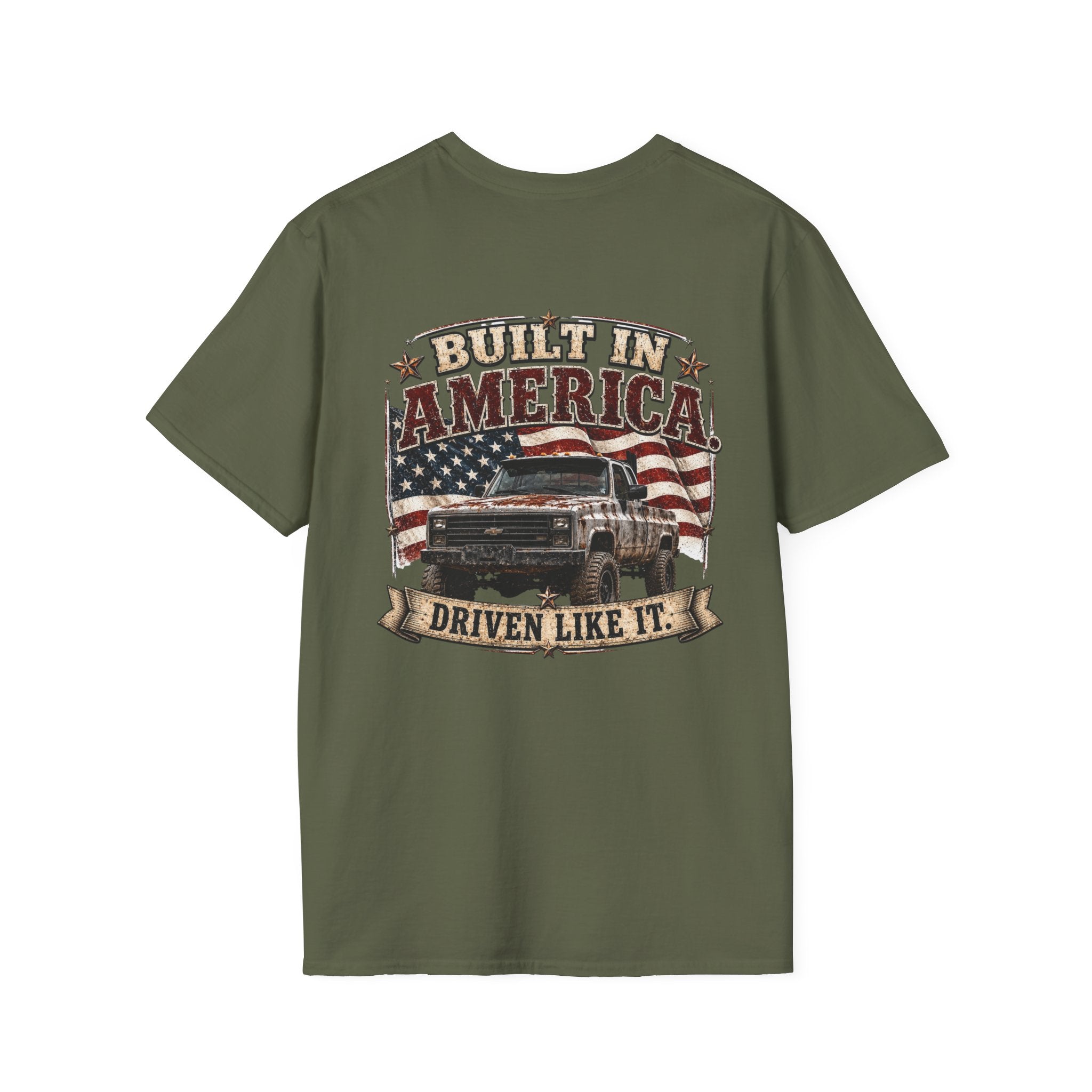 Built in America - Chevrolet K30 Vintage Badge T-Shirt