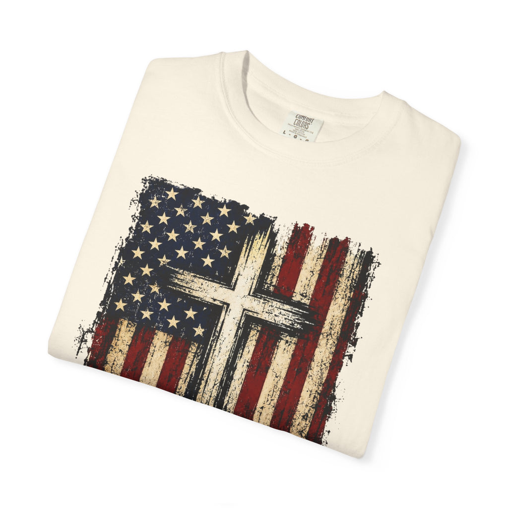 Faith Family Freedom American Flag T-Shirt