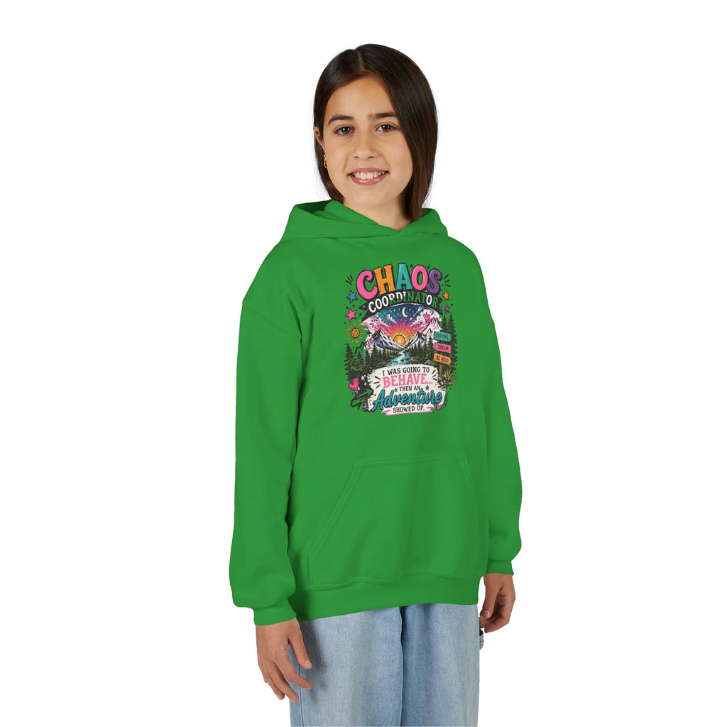 Chaos Coordinator Youth Heavy Blend Hooded Sweatshirt