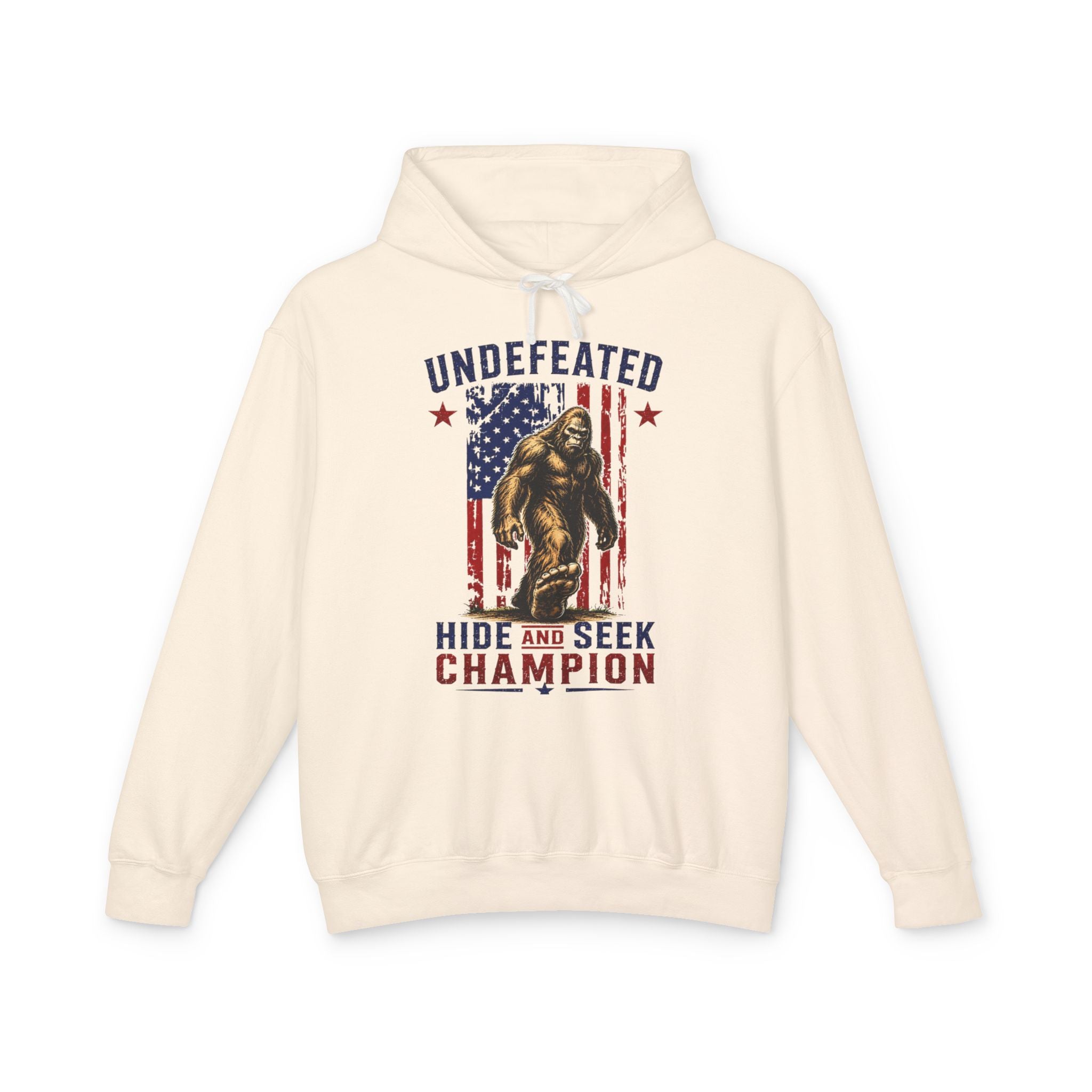 Undefeated Hide and Seek Champion 4th of July Hooded Sweatshirt