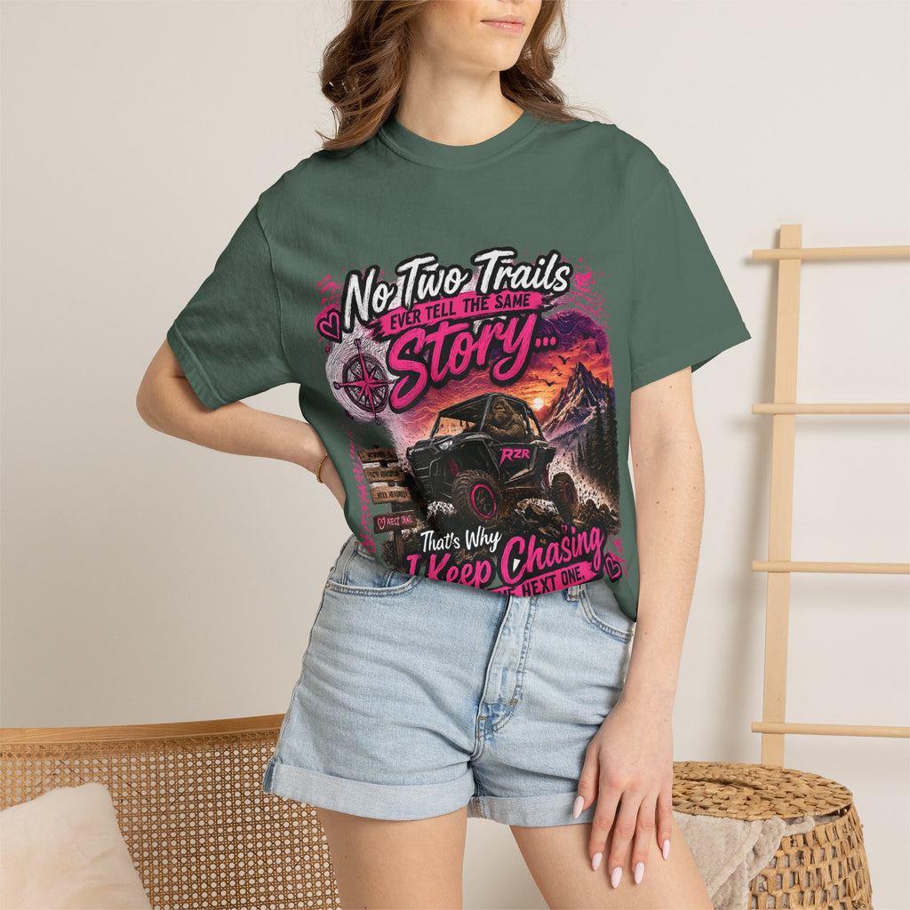 Off‑Road Truck T‑Shirt — “No Two Trails Ever Tell the Same Story” Adventure Tee
