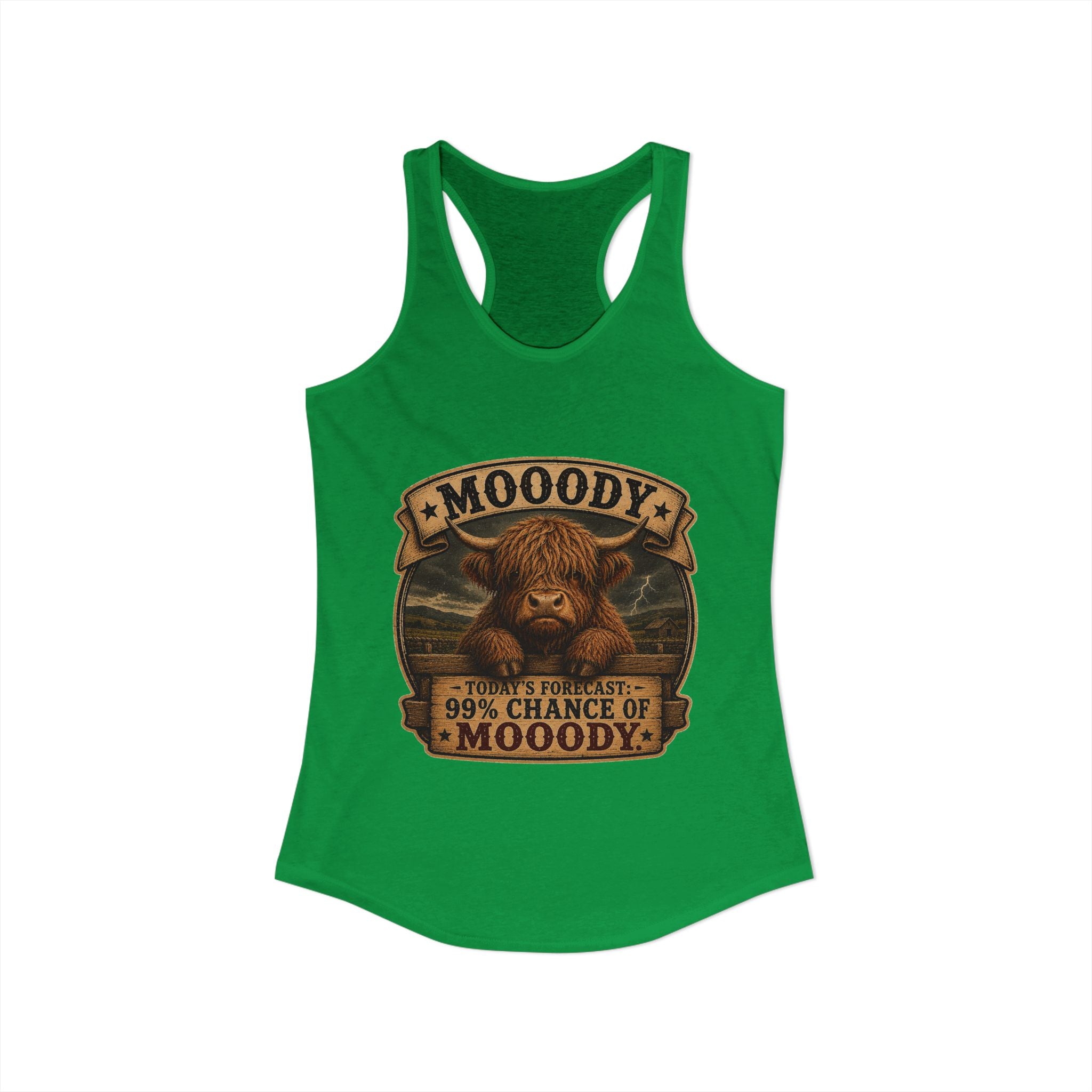 Mooody Highland Women's Ideal Racerback Tank