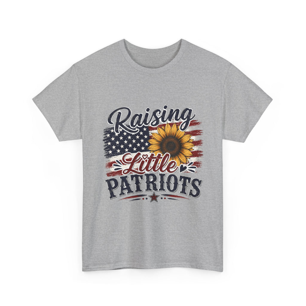 Raising Little Patriots 4th of July Tee — Patriotic Independence Day Tee