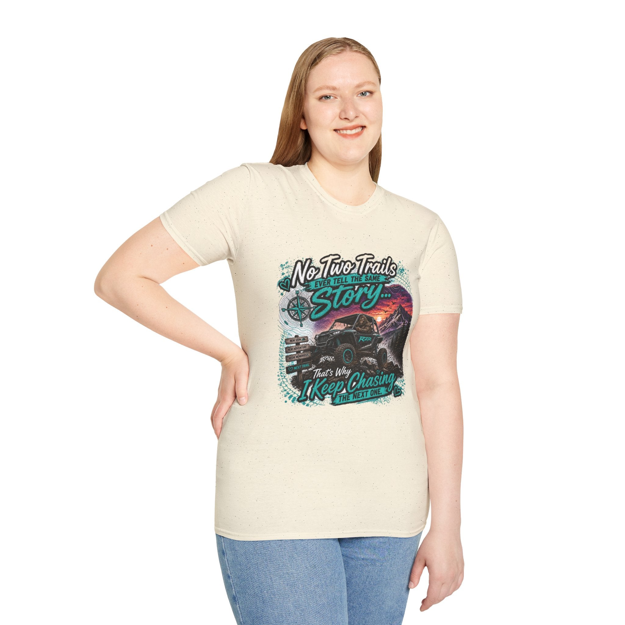 Adventure T‑Shirt — "No Two Trails Ever Tell the Same Story" Outdoor Graphic Tee