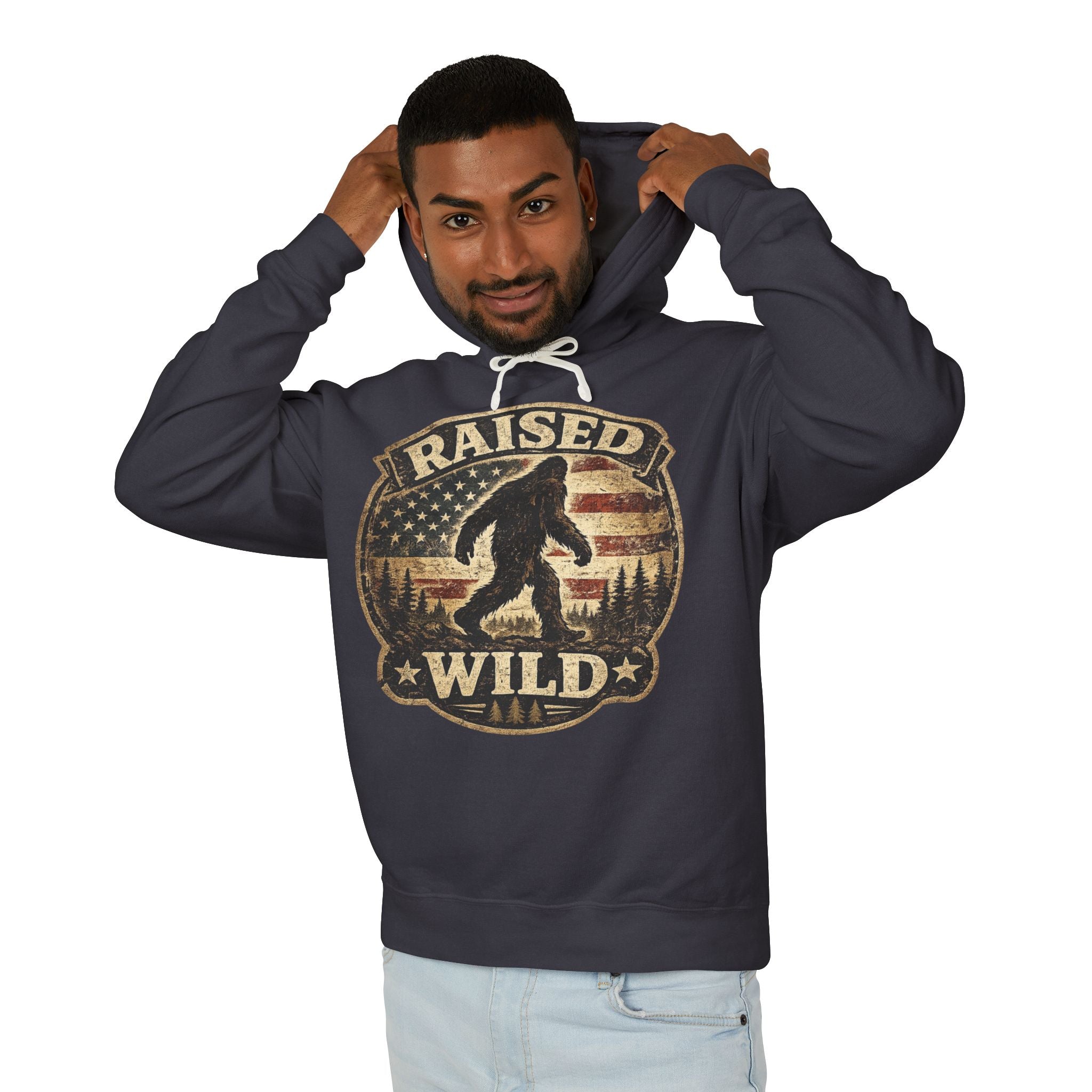 Raised Whild Bigfoot Hooded Sweatshirt