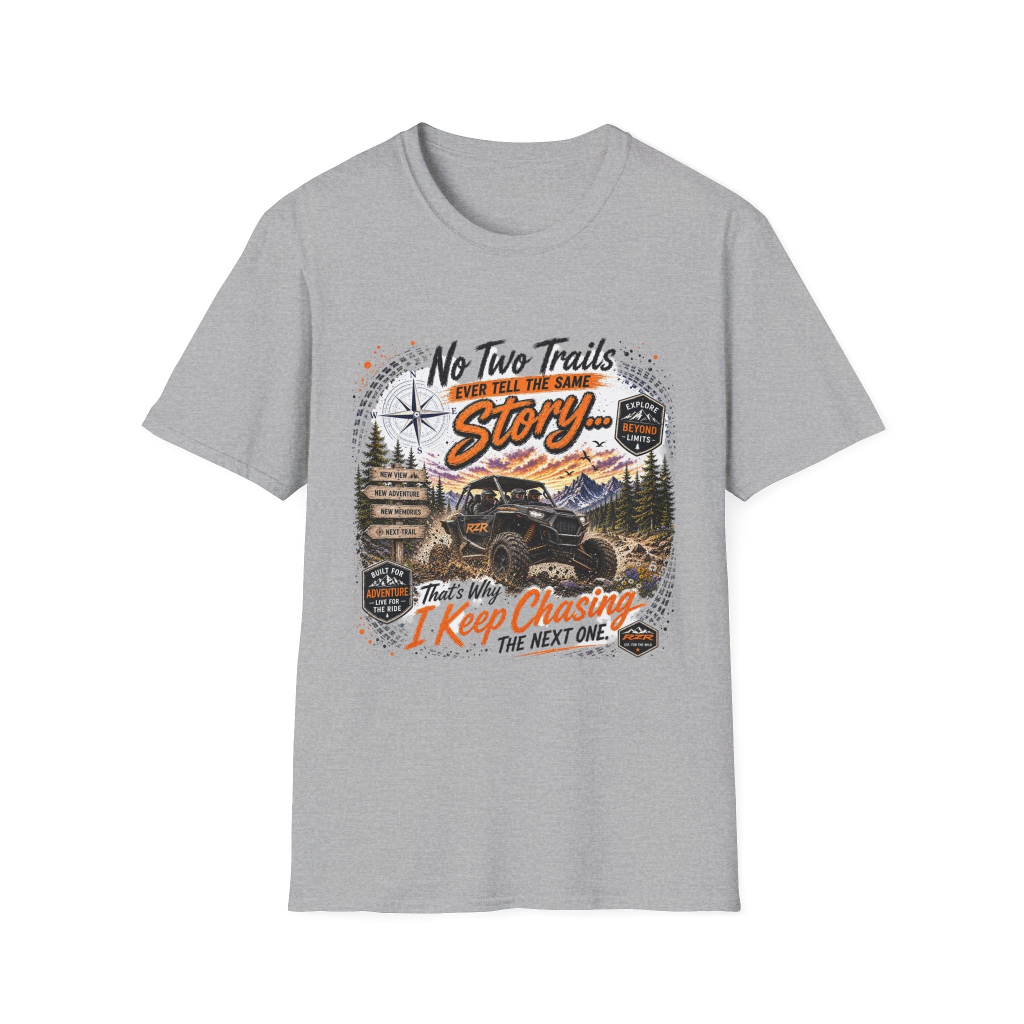 No Two Trails Tell The Same Story Off-Road Adventure T-Shirt