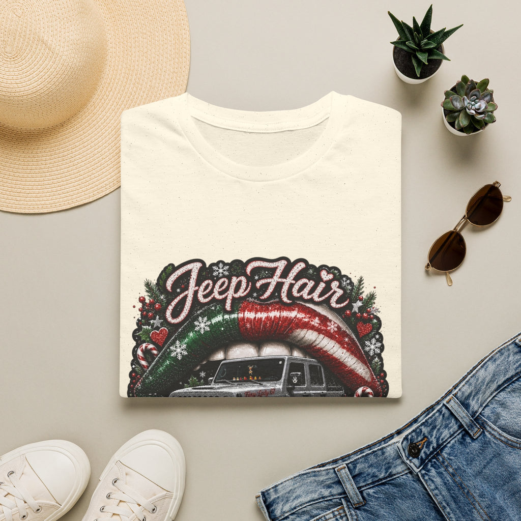 Jeep Hair Don't Care T-Shirt — Holiday Jeep Lover Graphic Tee