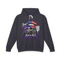 Jeep Just a Girl Hoodie – American Flag Lips Off-Road Sweatshirt