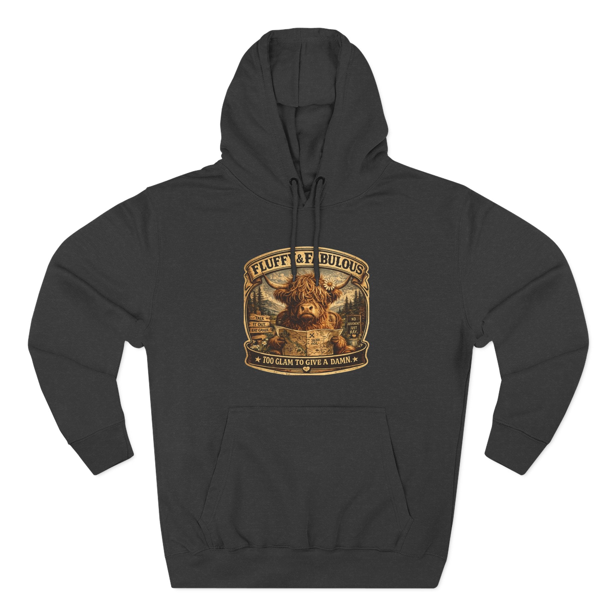 Fluffy & Fabulous Three-Panel Fleece Hoodie