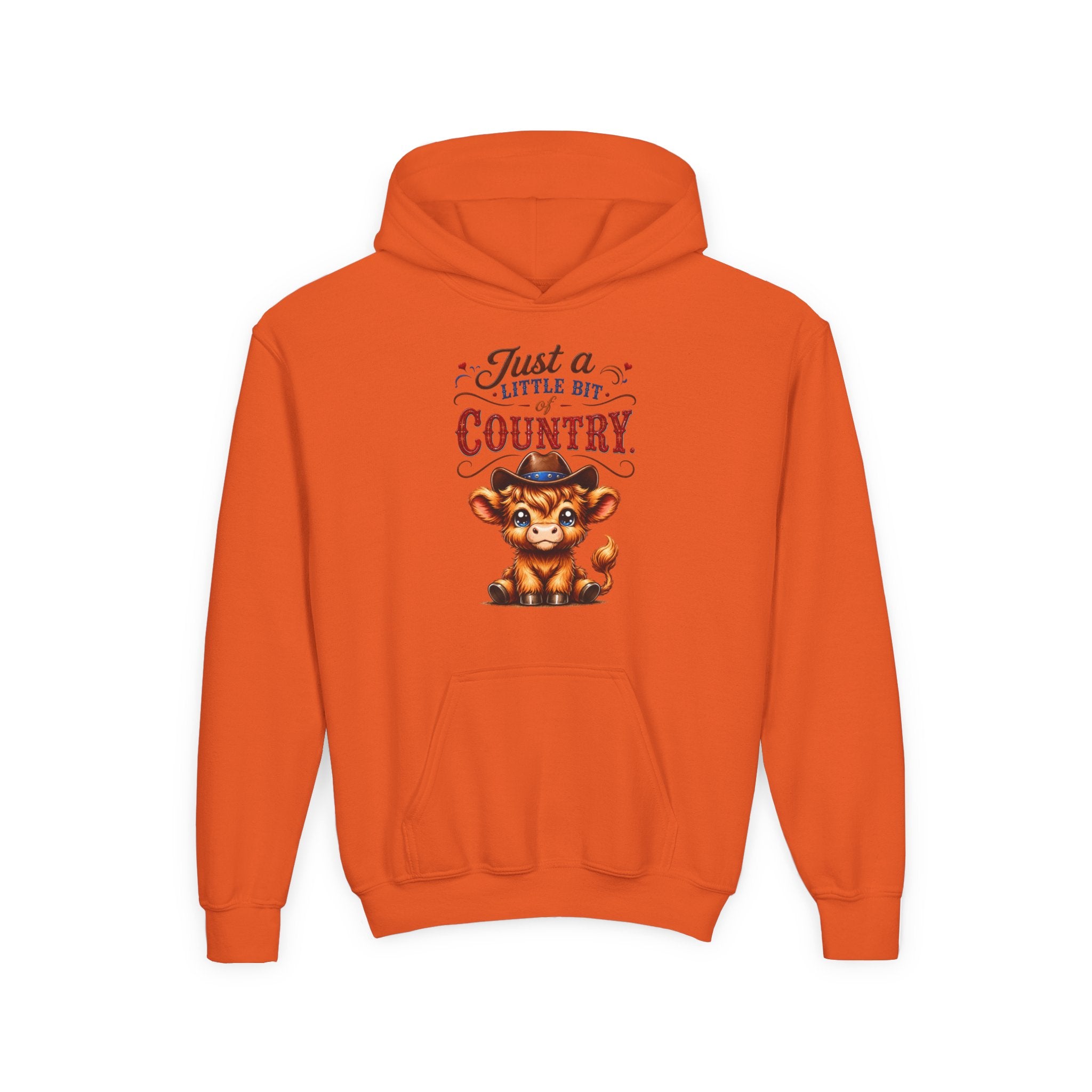 Just a Little Bit of Country Youth Heavy Blend Hooded Sweatshirt