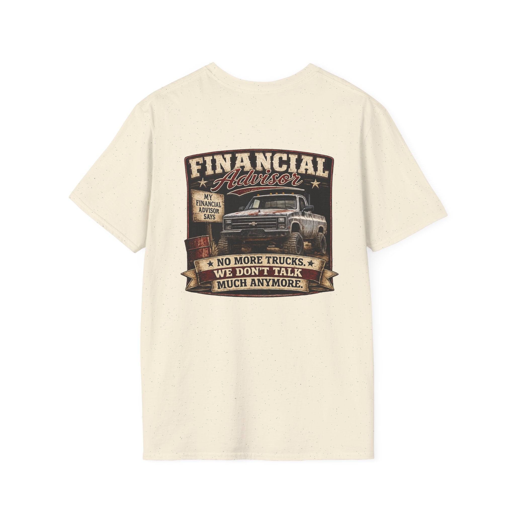 Financial Adviser - Chevrolet K30 Vintage Truck T-Shirt – Retro Chevy K-30 Badge Chest Tee