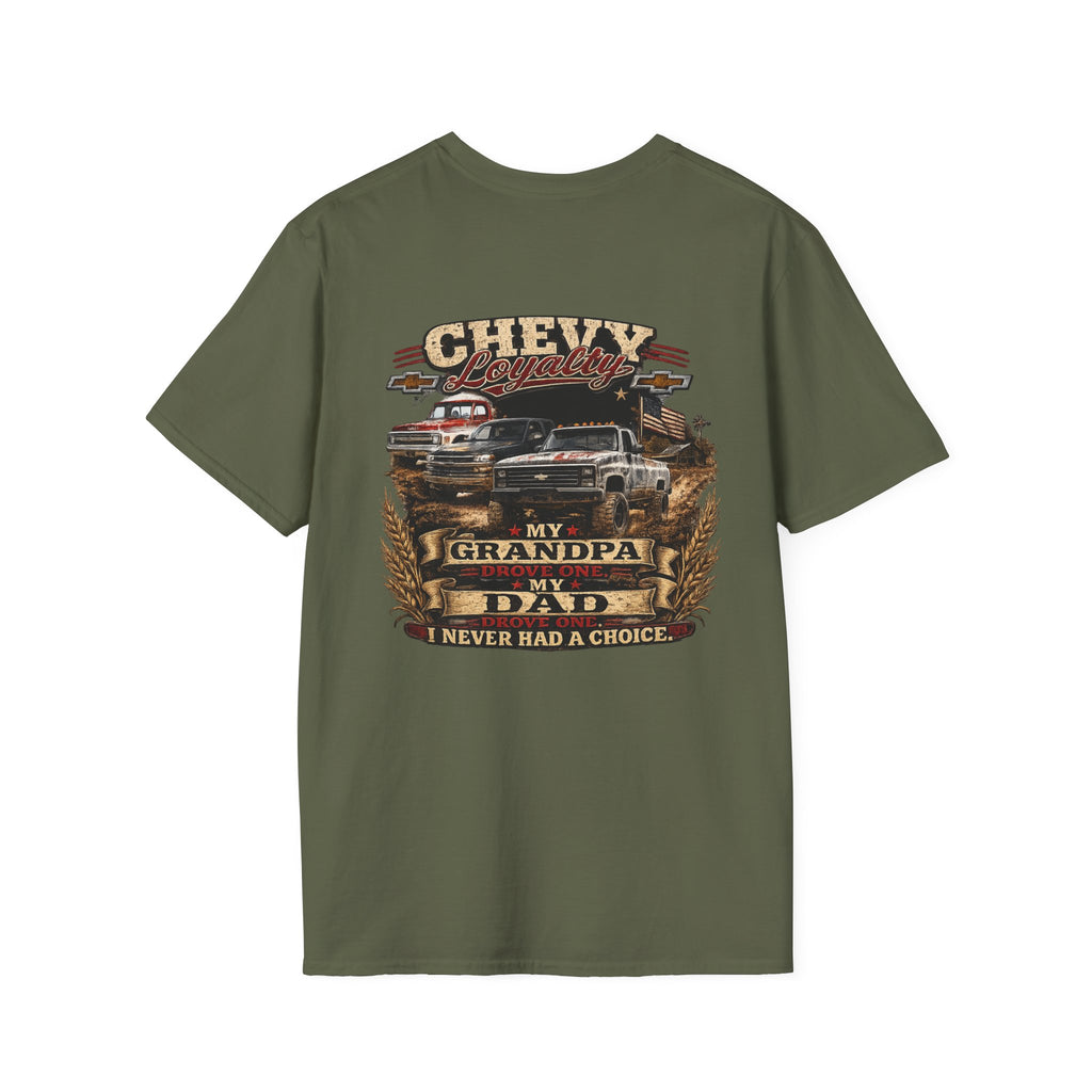 Chevy Loyalty Chevrolet K30 Vintage Patch T-Shirt — Retro Truck Owner Tee