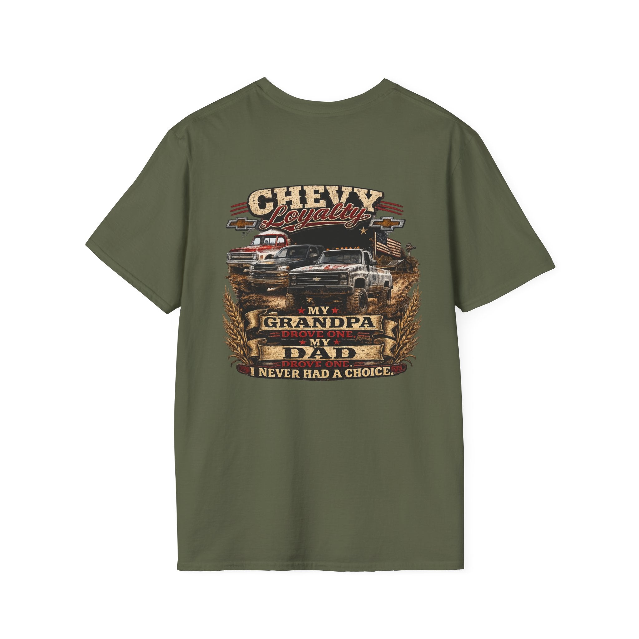 Chevy Loyalty Chevrolet K30 Vintage Patch T-Shirt — Retro Truck Owner Tee