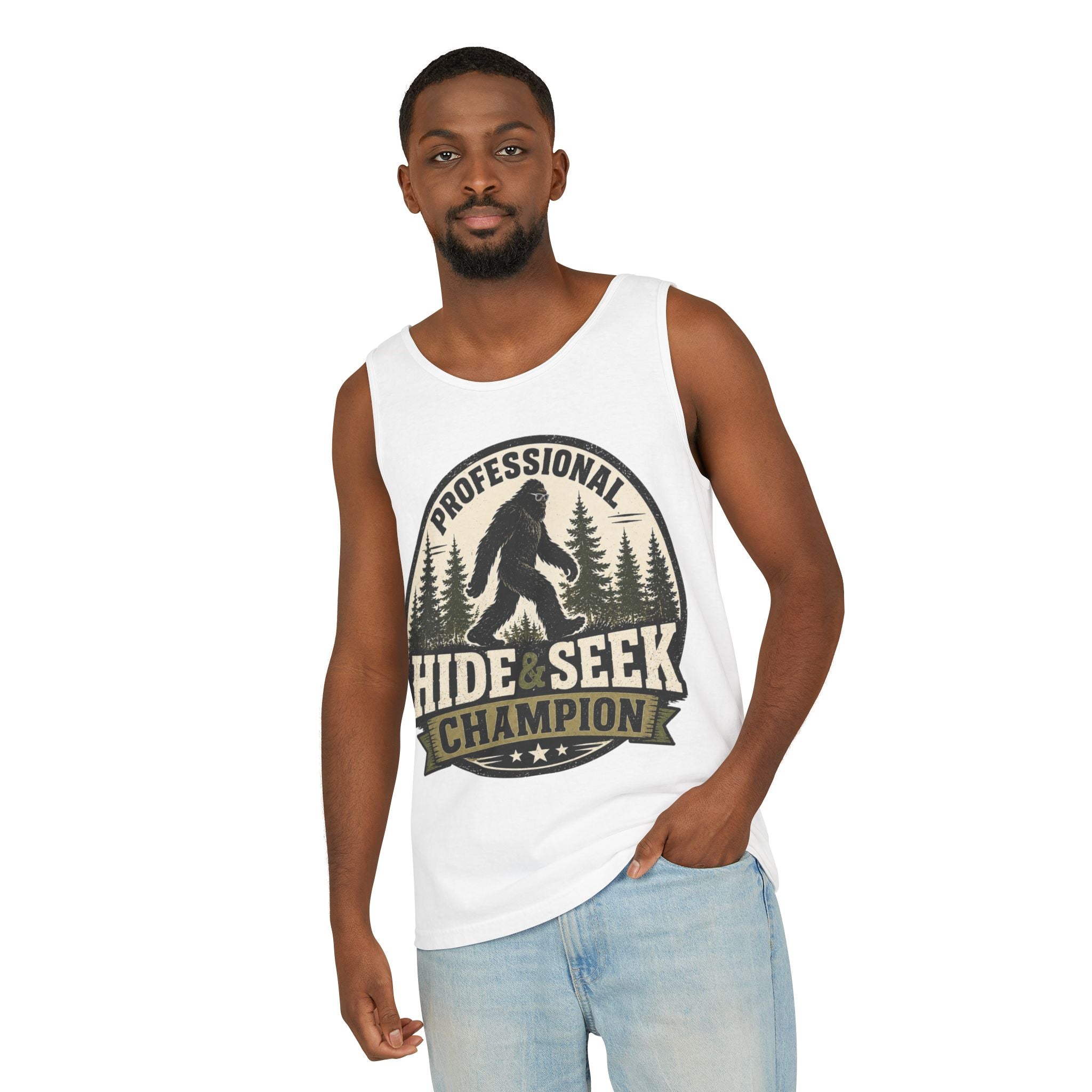 Professional Hide & Seek Champion Tank Top