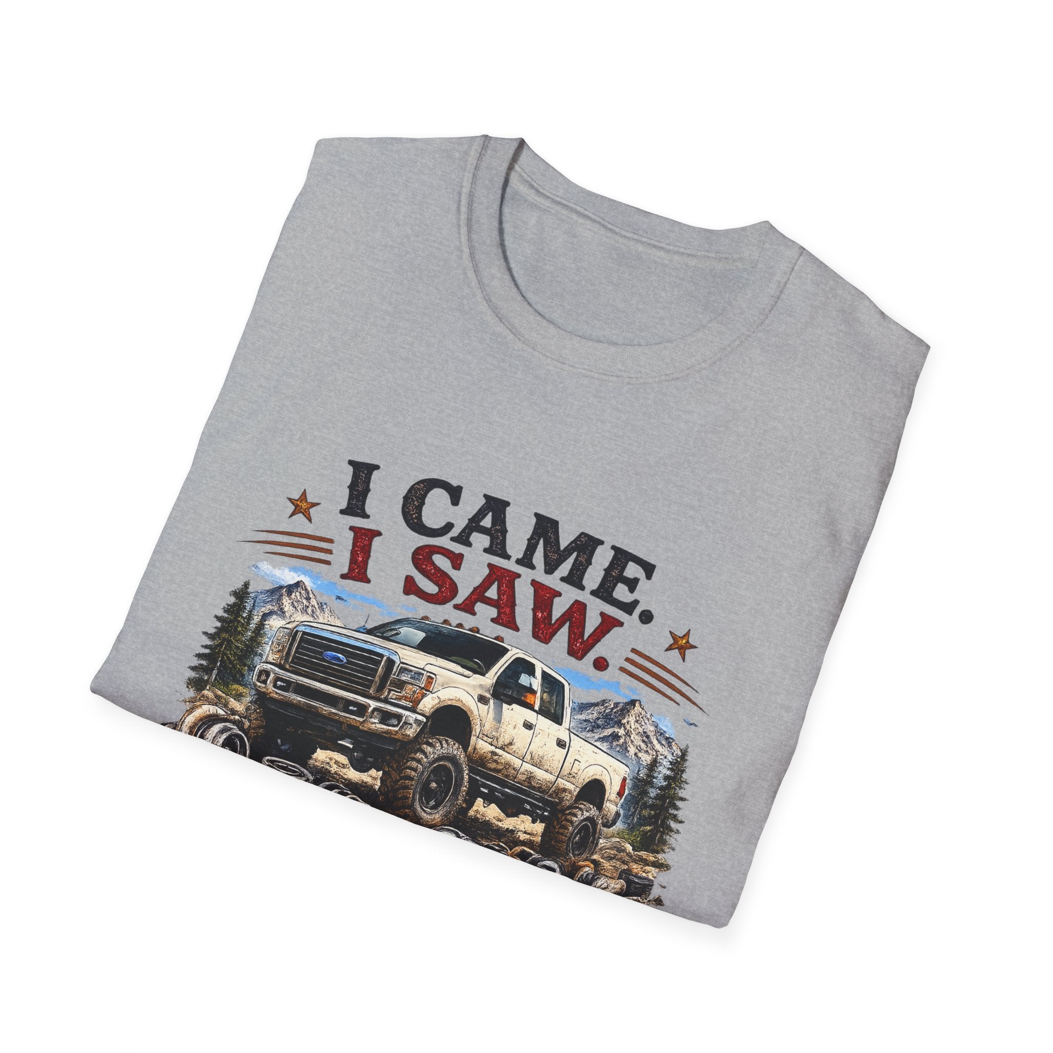 I Saw I Came, I Bought Truck Parts Softstyle T-Shirt