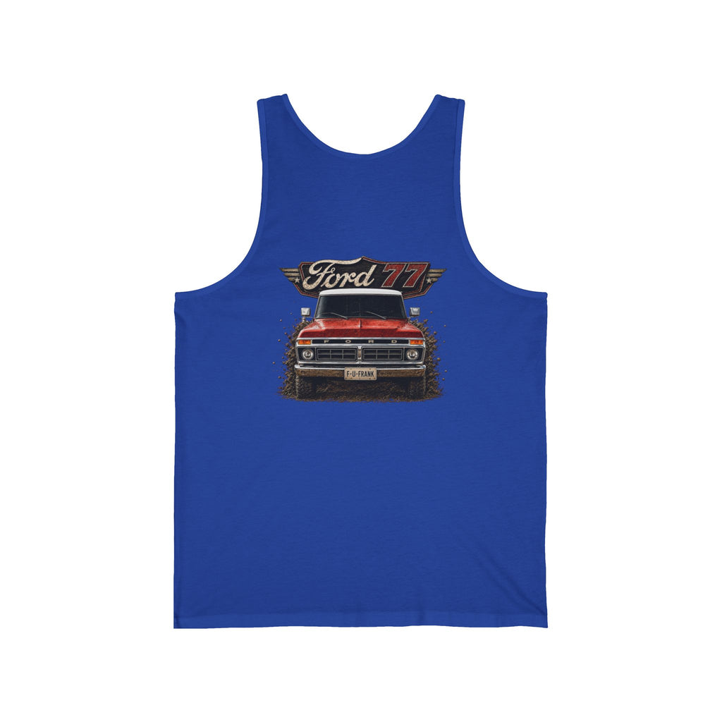 Ford 77 Vintage Truck Tank Top — Retro Pickup Truck Graphic Vest