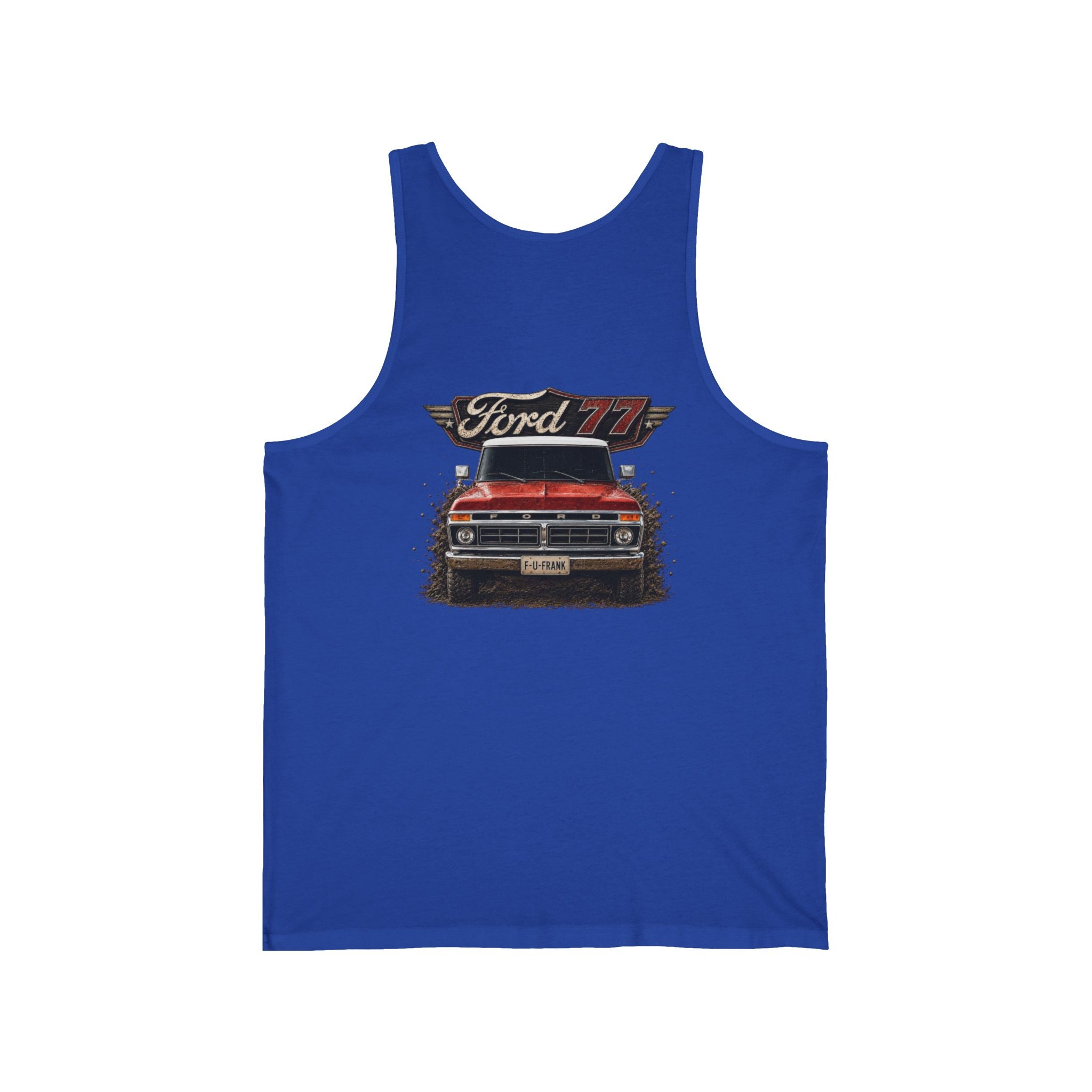 Ford 77 Vintage Truck Tank Top — Retro Pickup Truck Graphic Vest