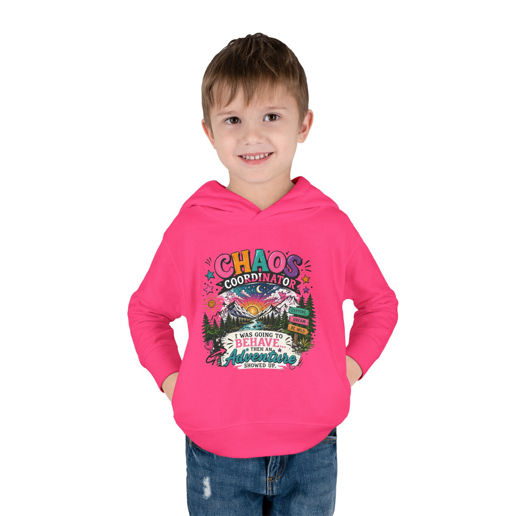 Chaos Coordinator Toddler Pullover Fleece Hoodie