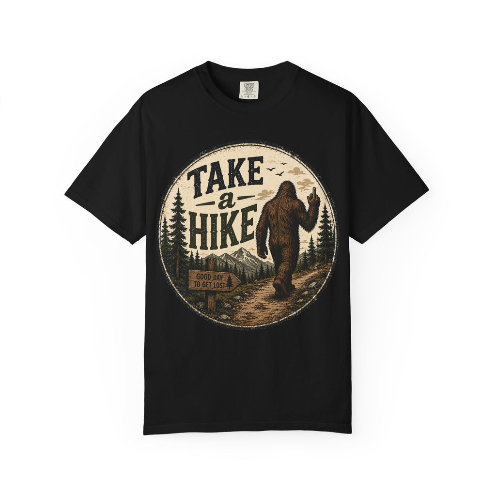Take a Hike T-Shirt — Vintage Bigfoot Hiking Tee