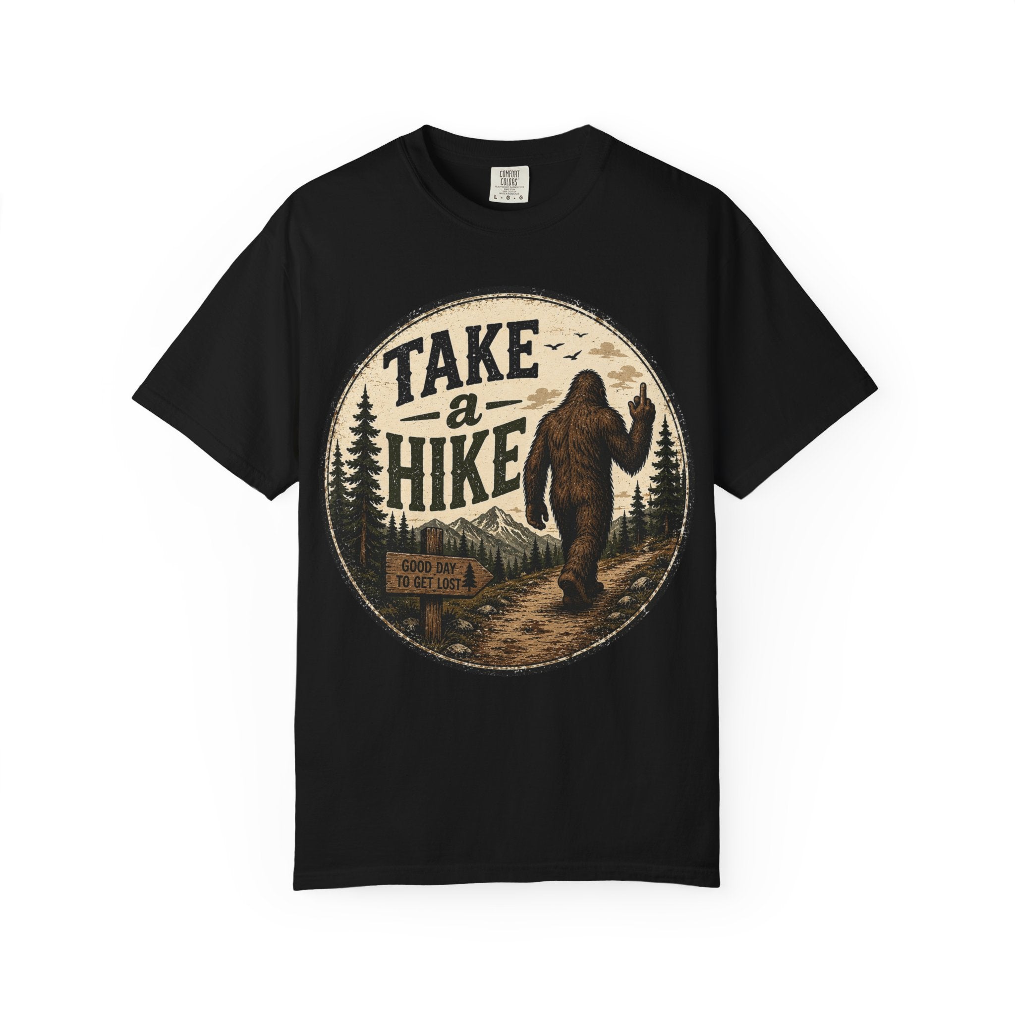Take a Hike T-Shirt — Vintage Bigfoot Hiking Tee