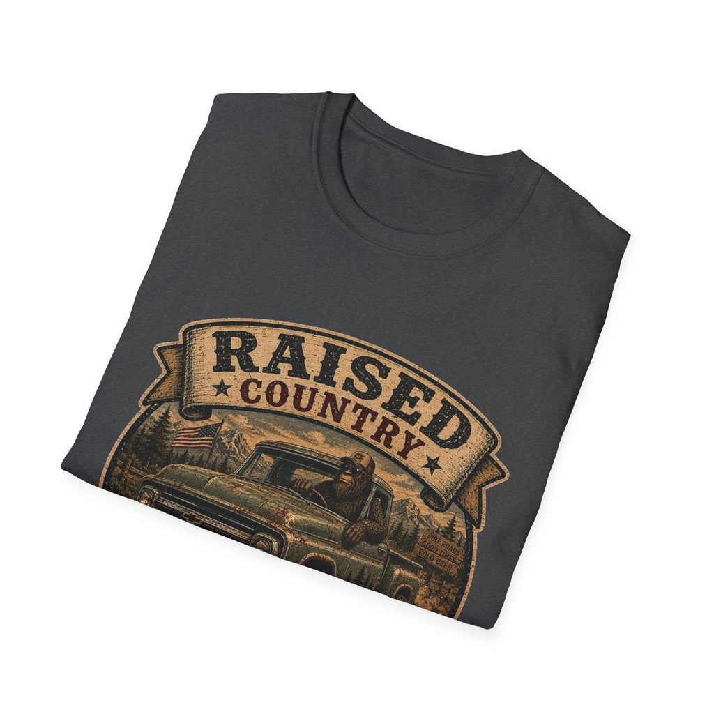 Raised Country T-Shirt — "Too Country for City Problems" Vintage Truck Tee