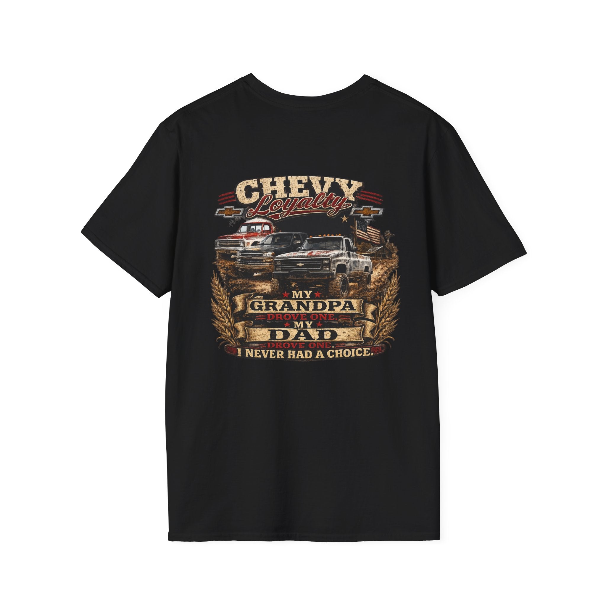 Chevy Loyalty Chevrolet K30 Vintage Patch T-Shirt — Retro Truck Owner Tee