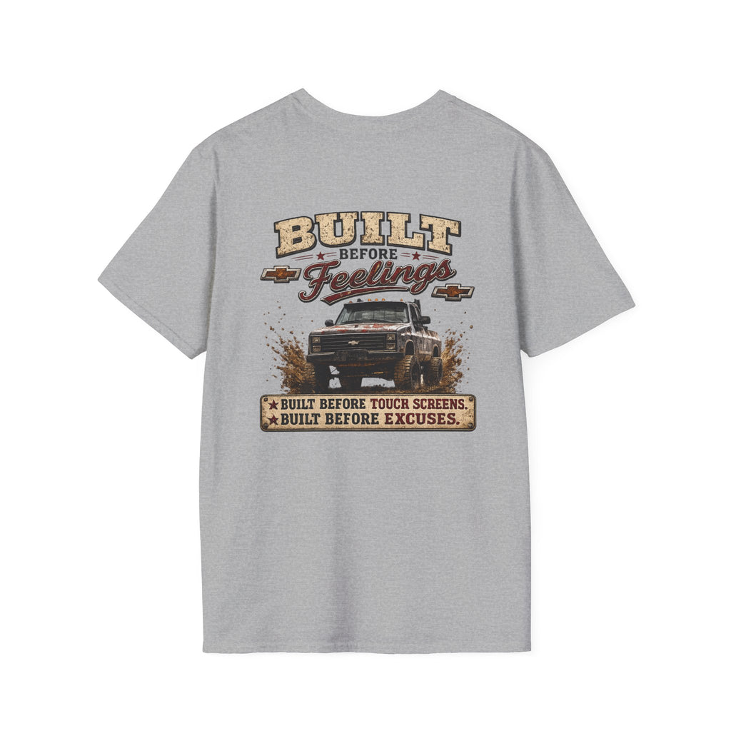 Vintage 'Built Not Bought' Chest Logo T-Shirt