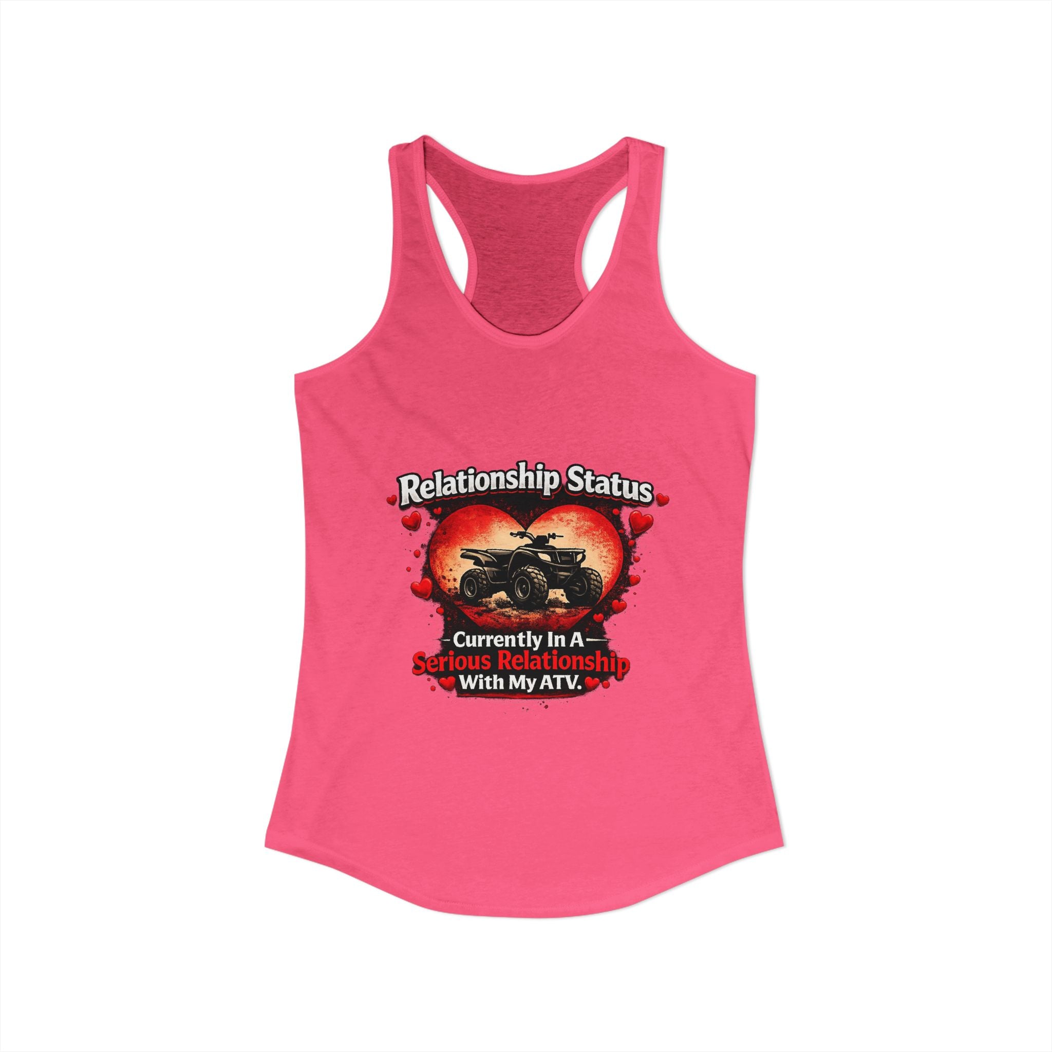 Relationship Status ATV Women's Ideal Racerback Tank