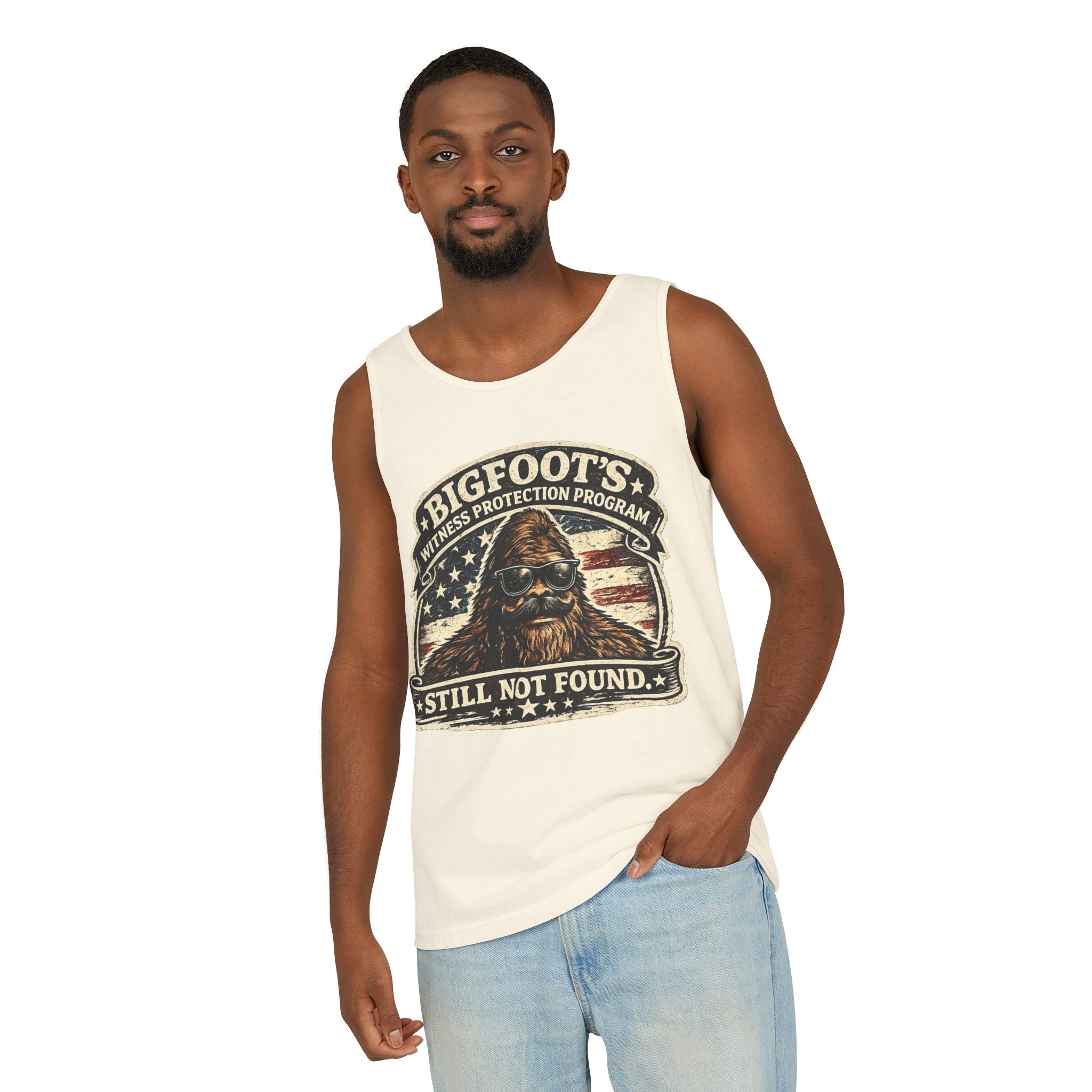 Bigfoot's Witness Protection Program Tank Top