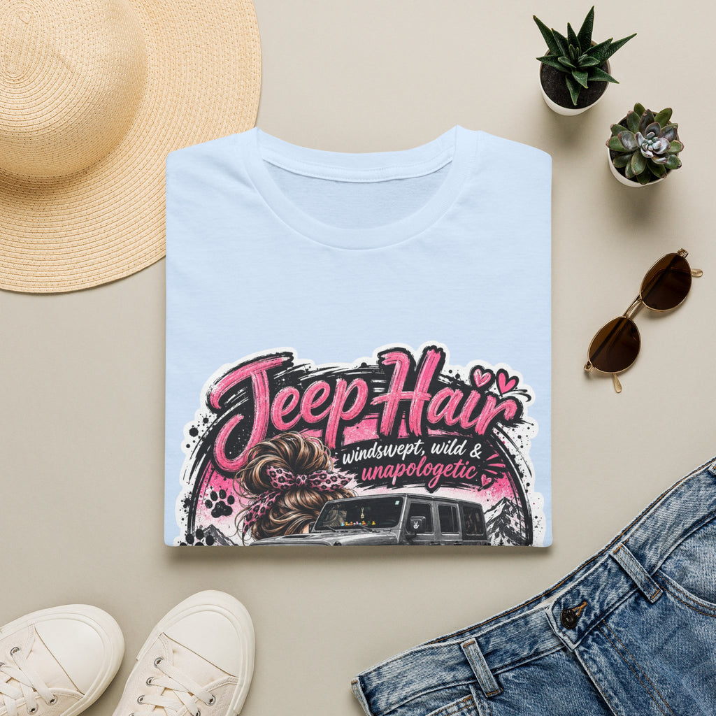 Jeep Hair Don't Care (Pink) Unisex Softstyle T-Shirt