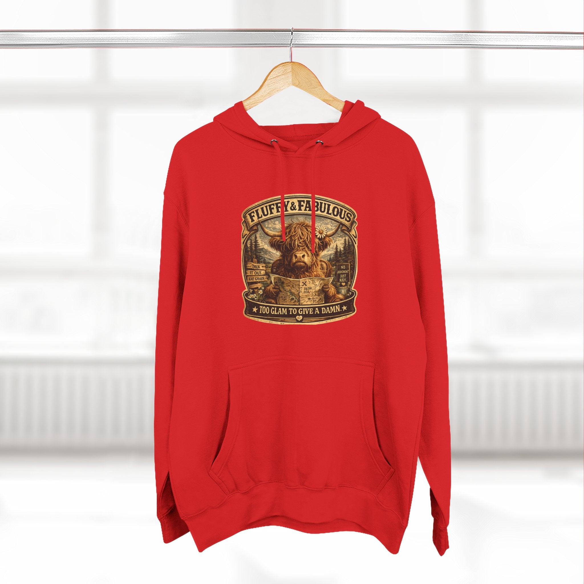 Fluffy & Fabulous Three-Panel Fleece Hoodie