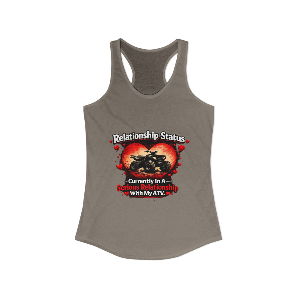 Relationship Status ATV Women's Ideal Racerback Tank