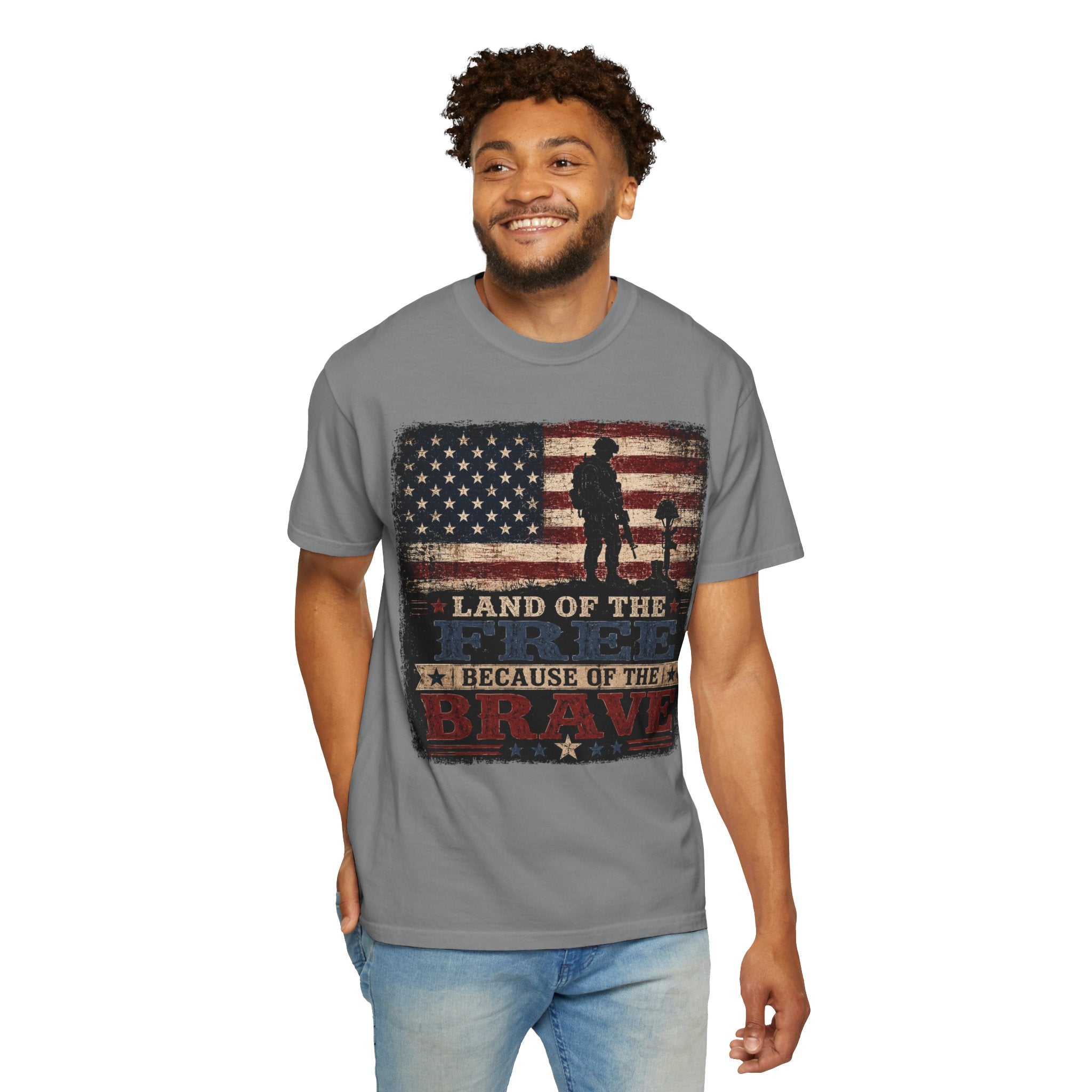 Land of the Free Because of the Brave T-Shirt