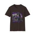 T‑Shirt "Bue Bitch" Purple Motorcycle Design – Biker Babe Graphic