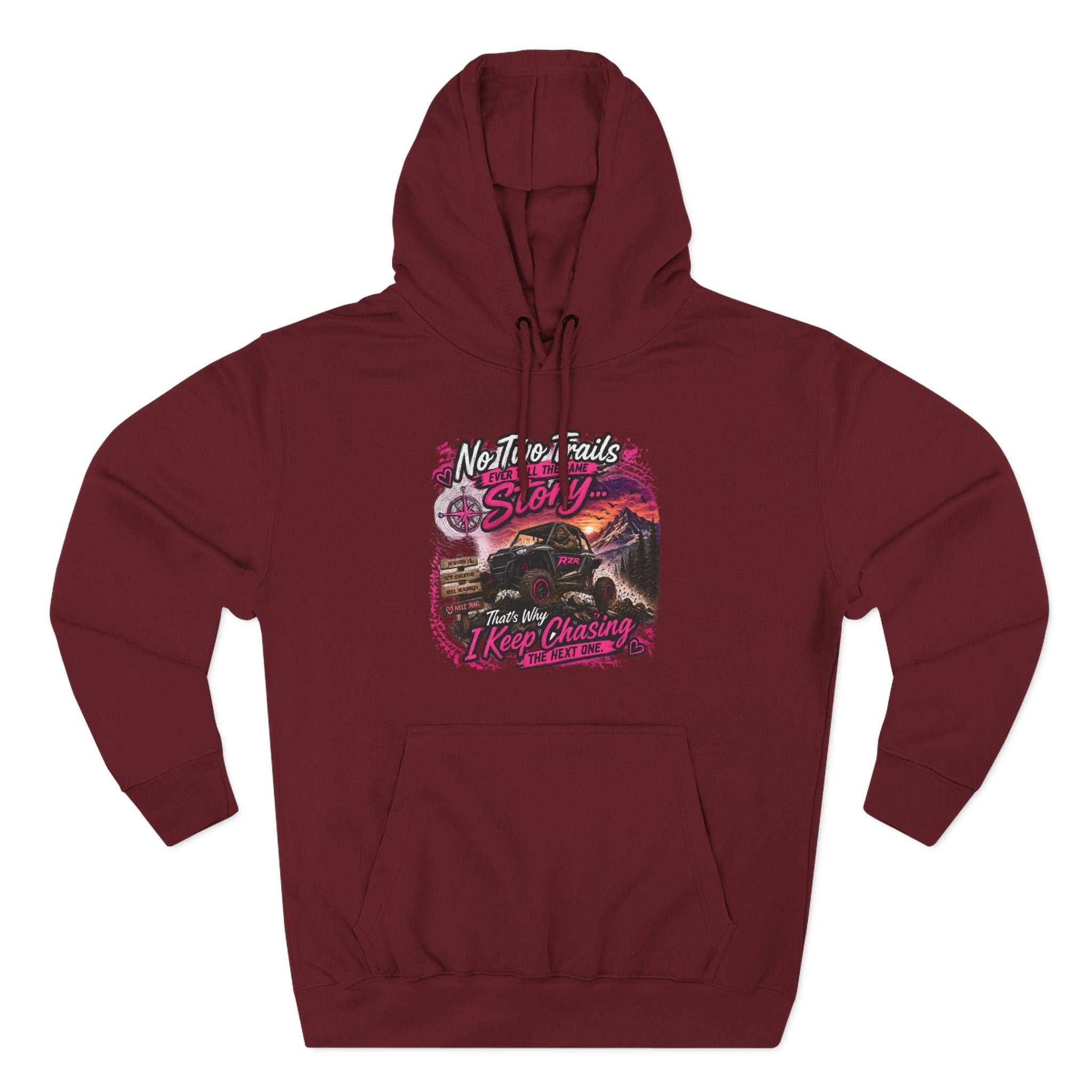 Vintage Desert Motorcycle Hoodie — "Nobody Rides Solo" Retro Biker Graphic