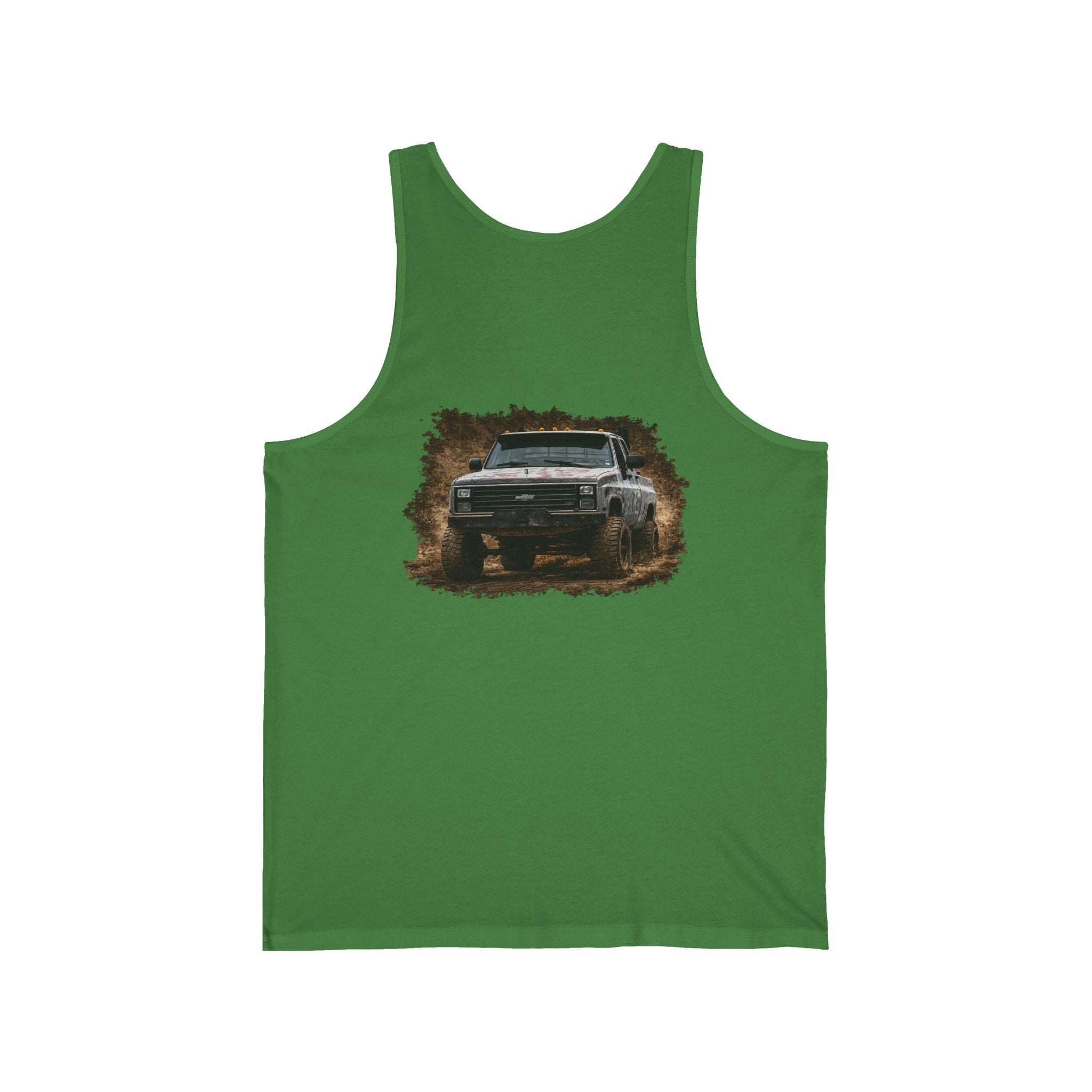 Off‑Road Pickup Tank Top — K30 Badge & Rugged Truck Graphic