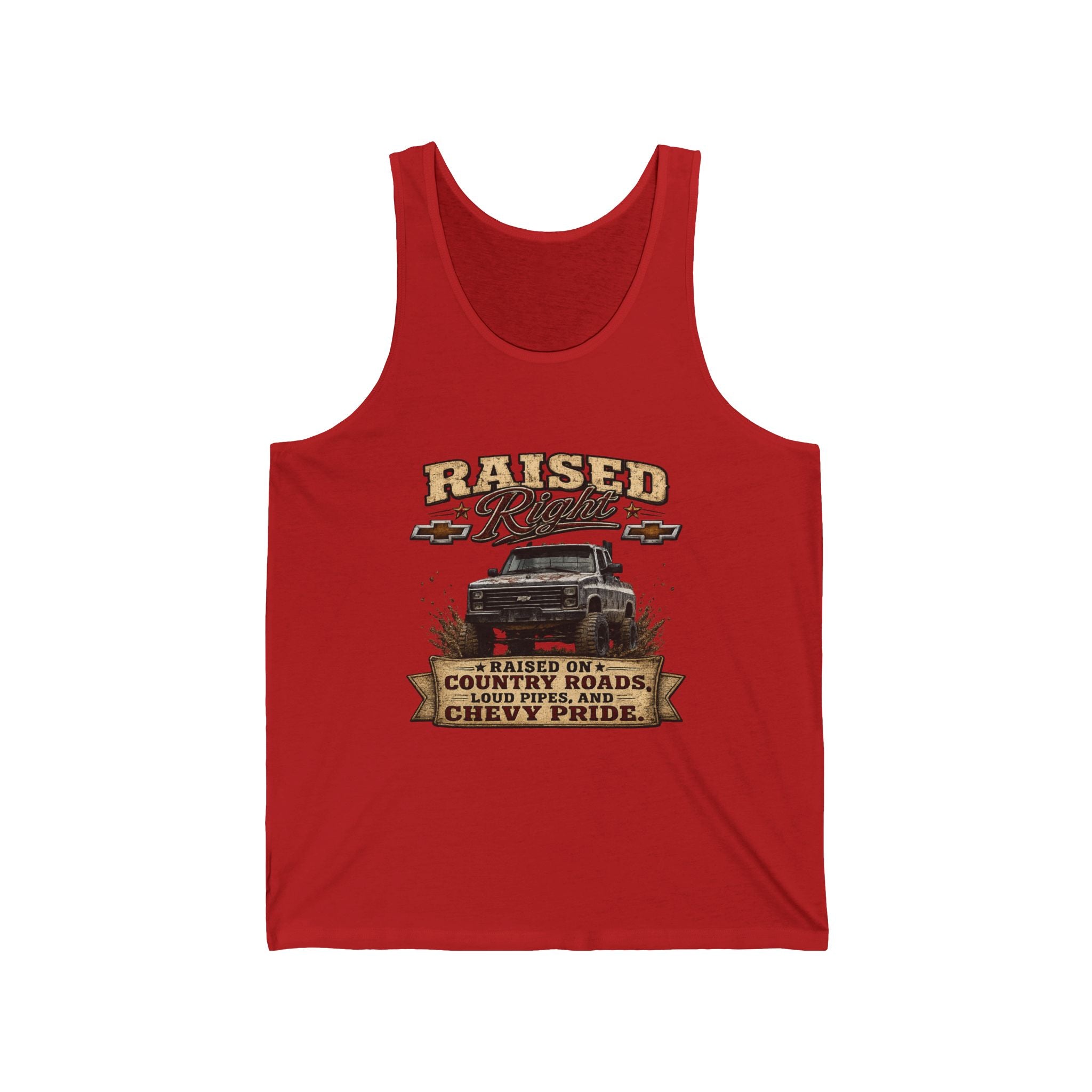 Raised on Country Roads Chevy Pride Tank