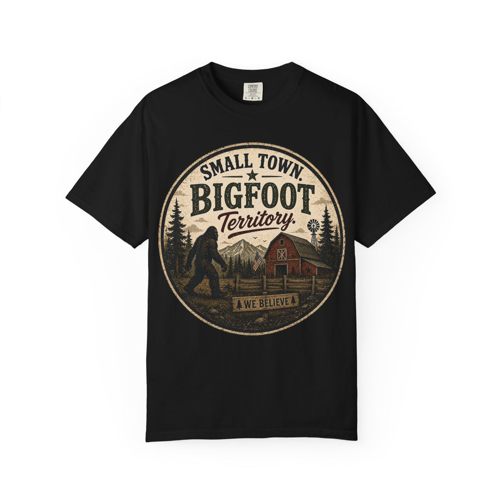 Small Town Bigfoot Territory T-shirt