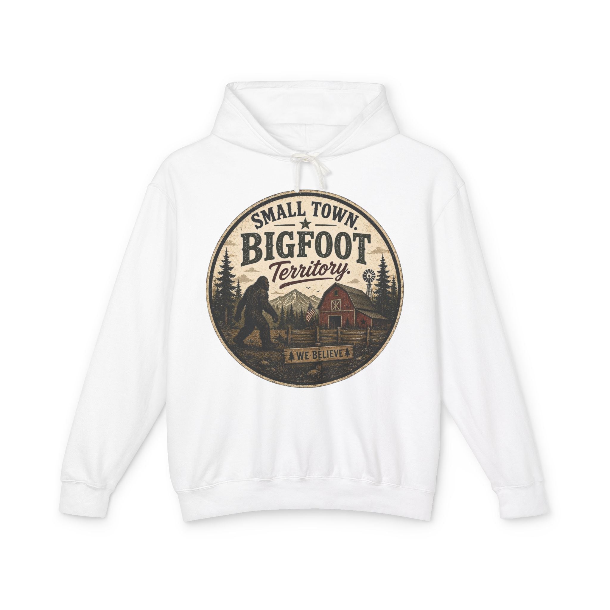Small Town Bigfoot Territory Hooded Sweatshirt