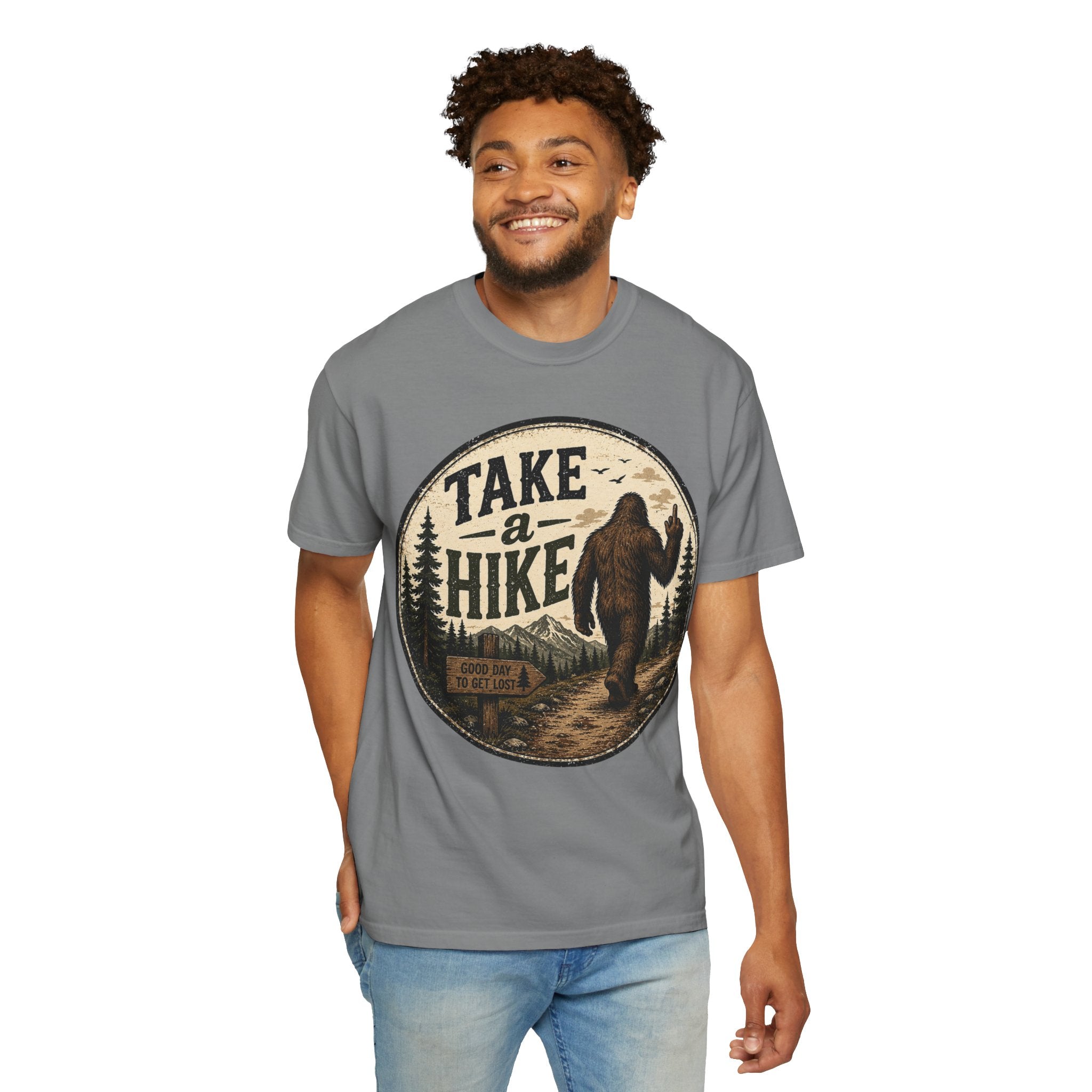 Take a Hike T-Shirt — Vintage Bigfoot Hiking Tee