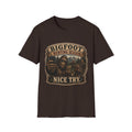 Bigfoot Hunting Season T-Shirt — 'Nice Try' Funny Sasquatch Tee