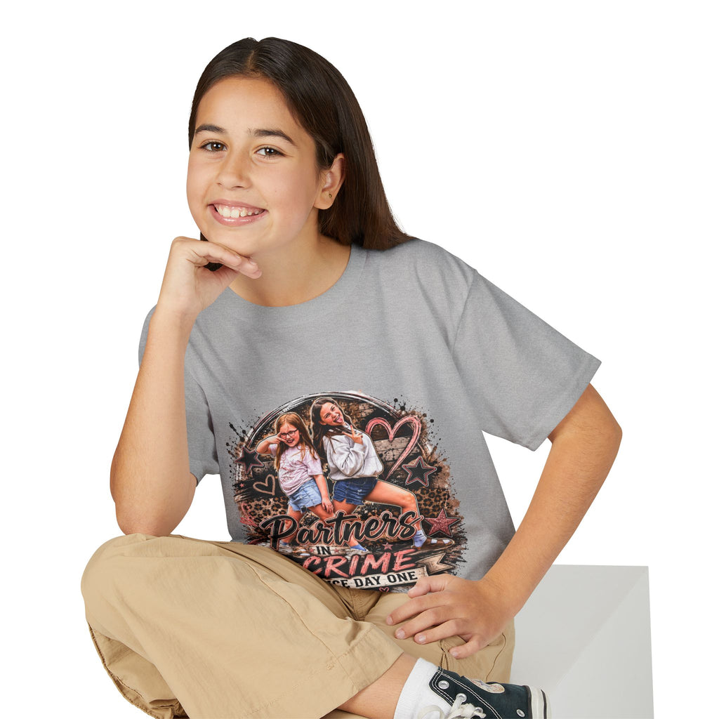 "Partners in Crime Since Day One" Best Friend Tee – Youth T-Shirt