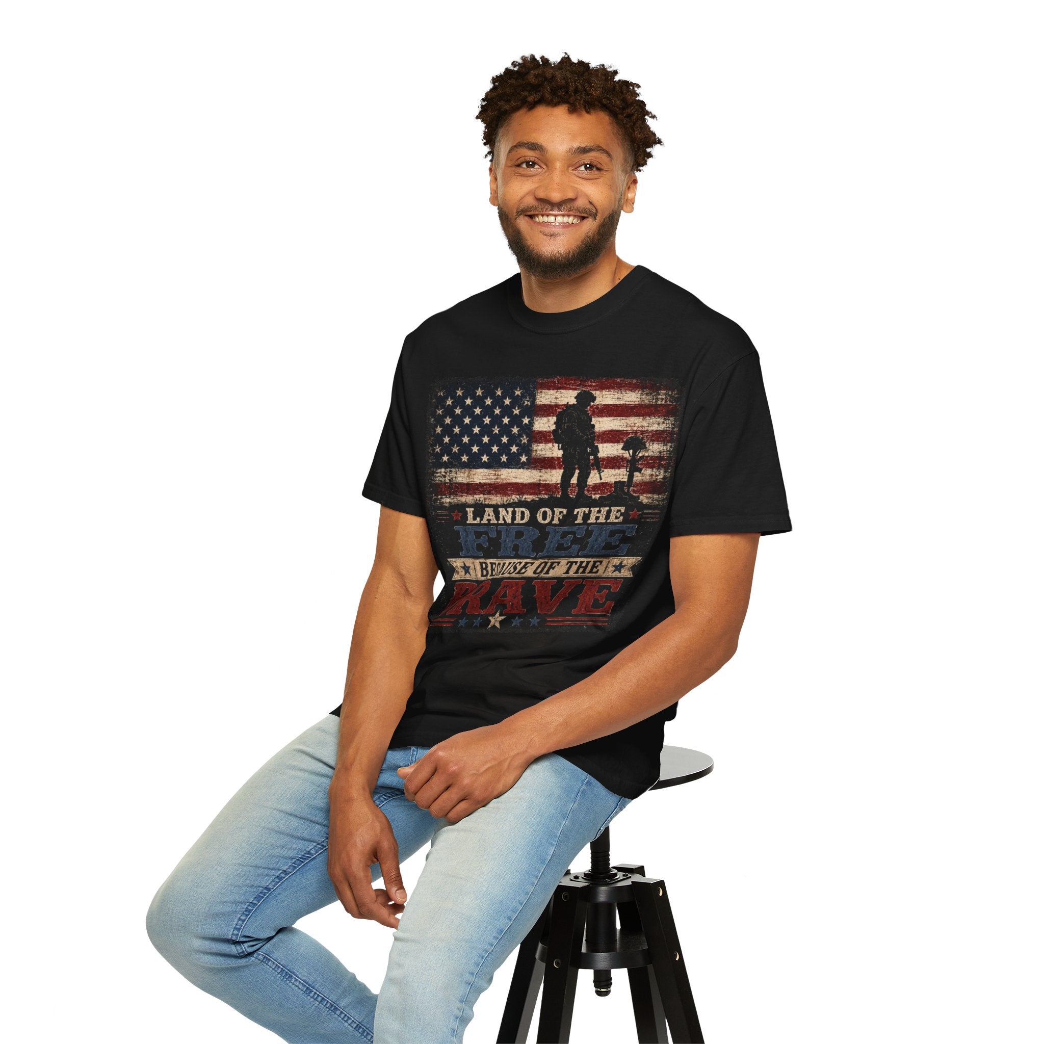 Land of the Free Because of the Brave T-Shirt