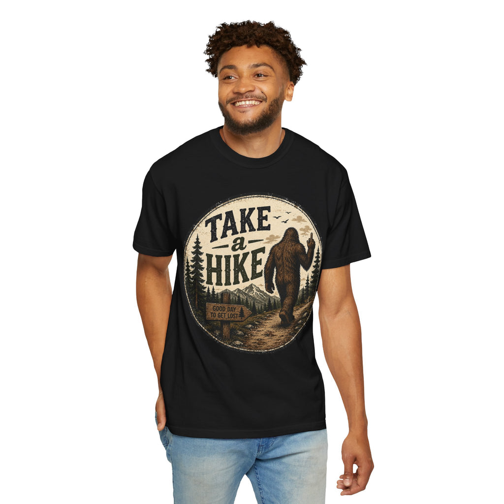 Take a Hike T-Shirt — Vintage Bigfoot Hiking Tee