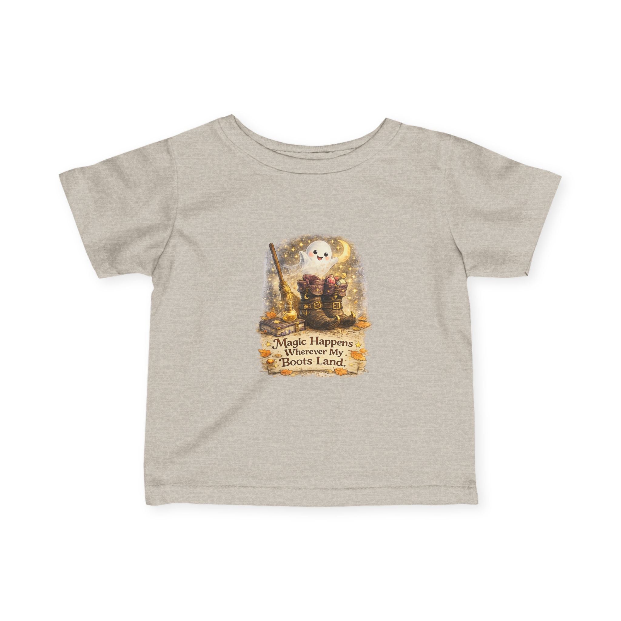 "Magic Happens Wherever My Boots Land" Adventure Baby Shirt — Infant Tee