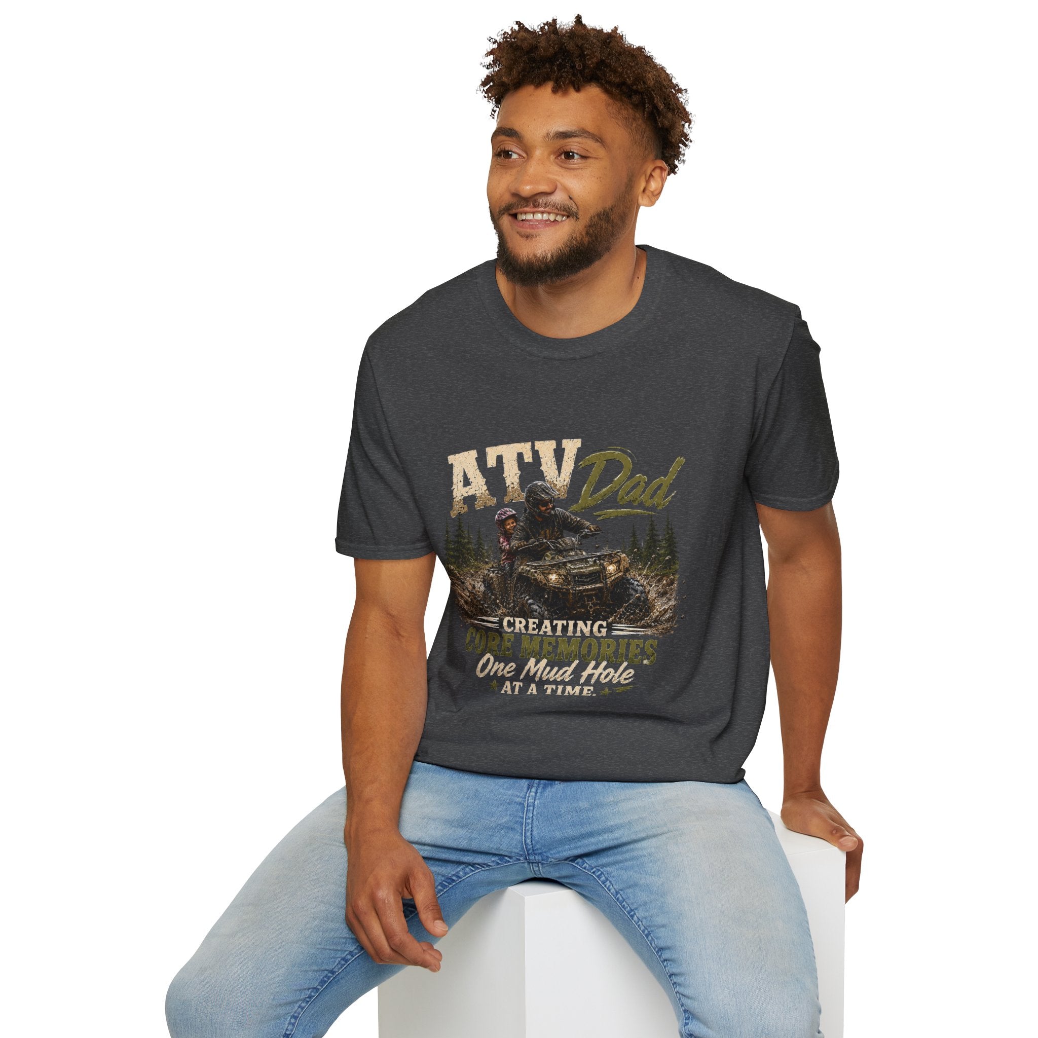 ATV Dad T-Shirt – "Creating Core Memories One Mud Hole at a Time" Outdoor Riding Tee