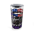"Just a Girl" Off‑Road Travel Mug — 20oz Patriotic Jeep Tumbler