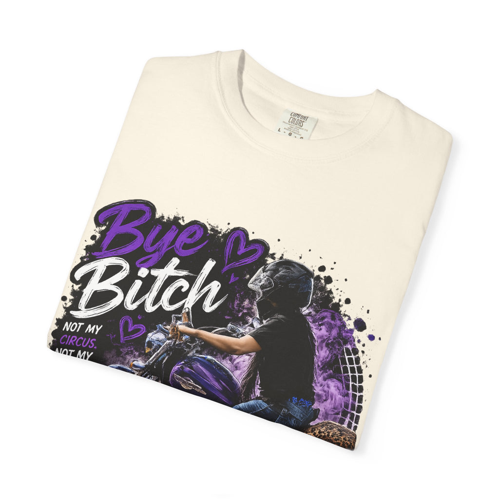 Bye Bitch Motorcycle T-Shirt — Women's Rider Graphic Tee