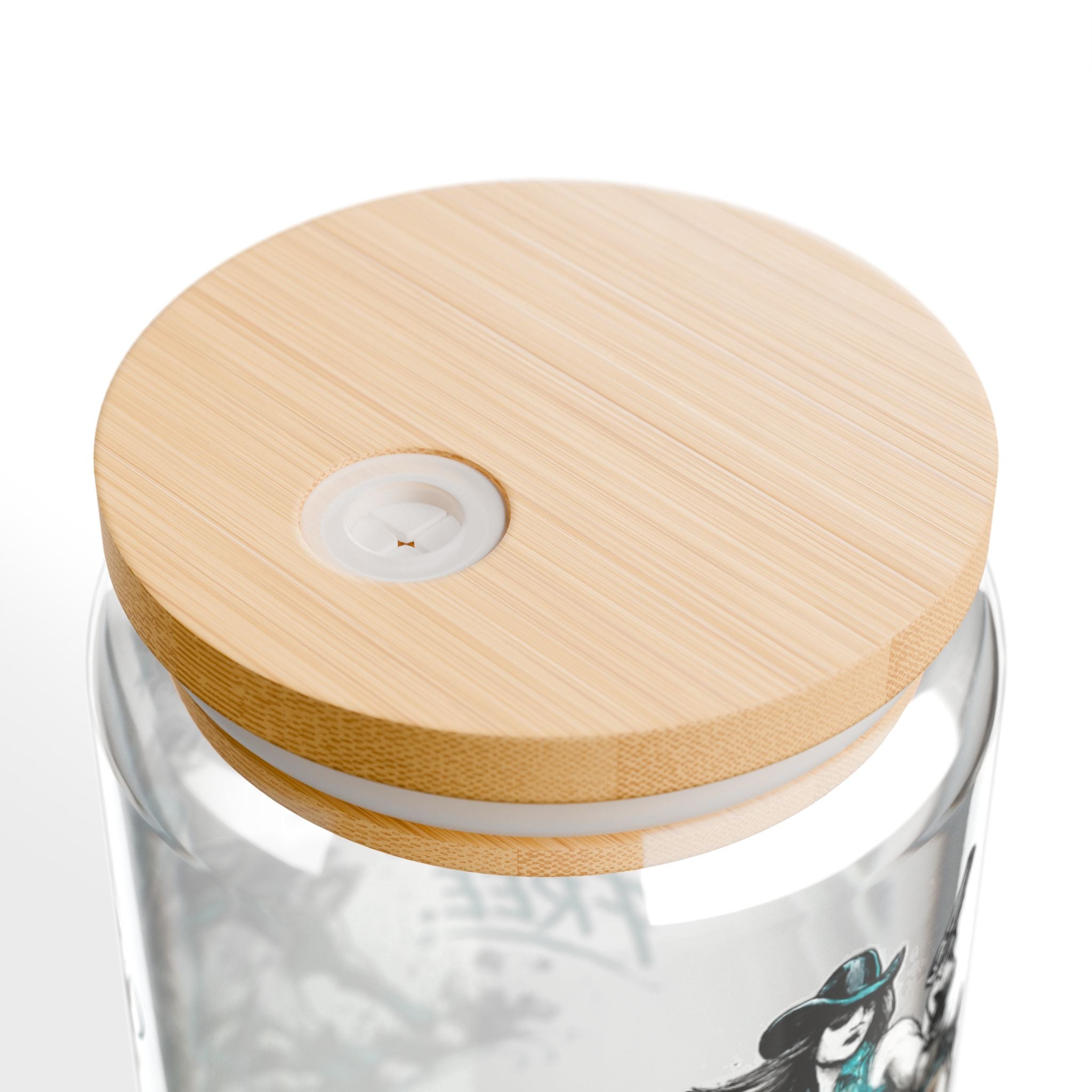 “Chase the Dream, Ride with Courage” Horse Racing Design – 16oz Sipper Glass