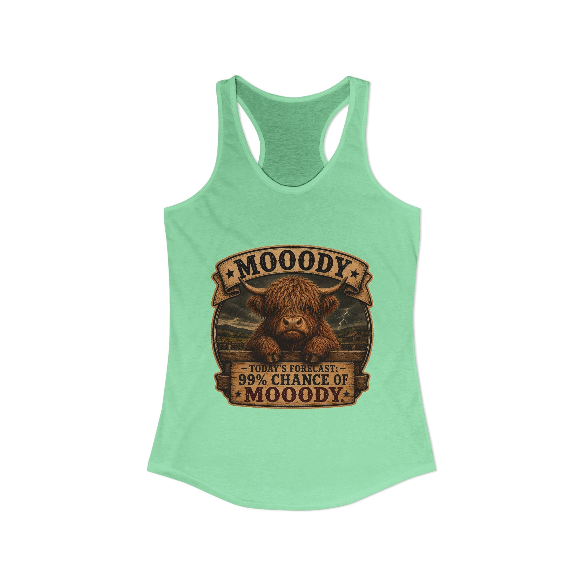Mooody Highland Women's Ideal Racerback Tank